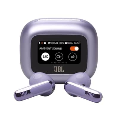 JBL LIVE FLEX 3 True Wireless Noise Cancelling Earbuds (Purple) image 1