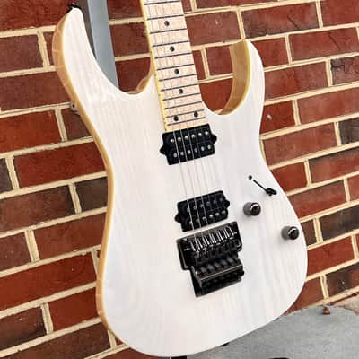 Ibanez Prestige RG652AHM, Antique White Blonde, Ash Top, Ash Body, Birdseye Maple Fretboard, DiMarzio Tone Zone & Air Norton Pickups, Hardshell Case image 3