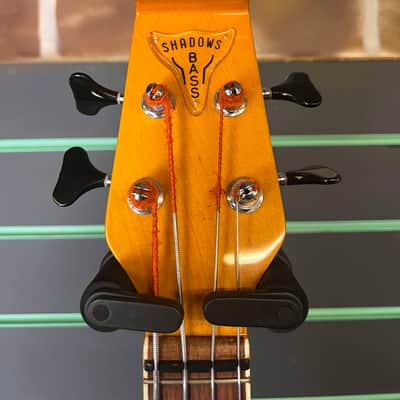 Burns Shadows Bass 'The Legend' White Electric Bass Guitar image 9