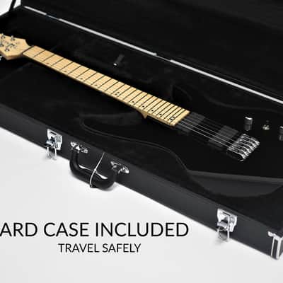 Halo Custom Guitars Octavia 6 String Wide Neck Bare Knuckle Black Hawks Hipshot Fixed Bridge image 9