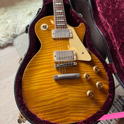 Gibson Custom Shop Historic Collection '58 Les Paul Standard Flame Top Reissue 1997 - 2002 - Butterscotch image 13