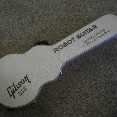 1st Edition Gibson Les Paul Robot Guitar Hard Case 2007 image 2