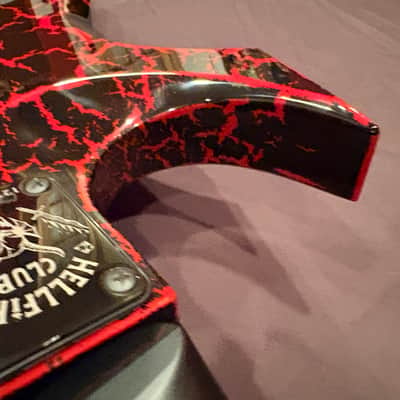 B.C. Rich USA Custom Shop Stranger Things “Eddie's” NJ Warlock 2022 Relic Crackle image 13