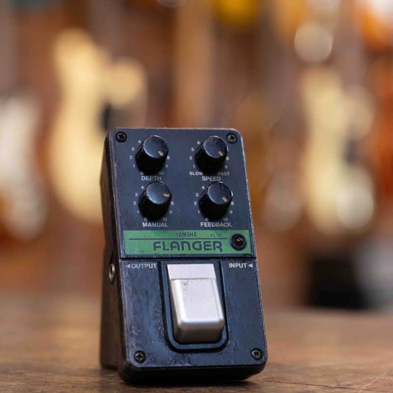 Yamaha FL-01 Flanger 1980s - Black image 1