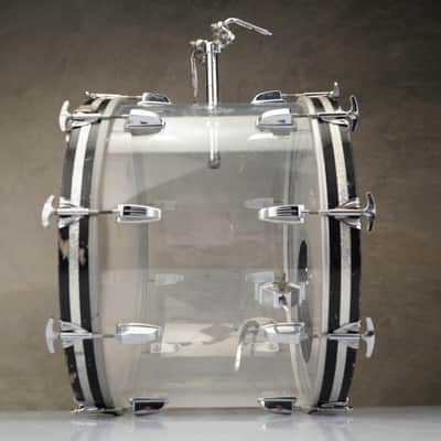 1976 Ludwig Vistalite Clear 5pc Drums #59091 image 7