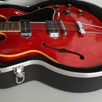 Immagine Gibson  ES-330TDC Thinline Hollow Body Electric Guitar (1966), ser. #847022, molded plastic hard shell case. - 12