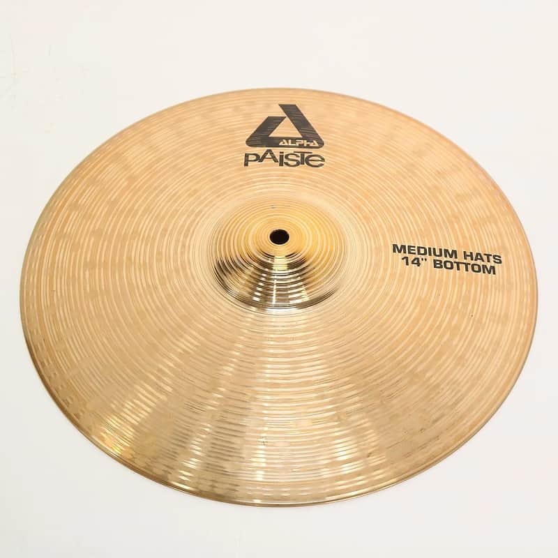 Paiste 14" Alpha Medium Hi-Hat Cymbal (Bottom) 2010 - 2016 image 1