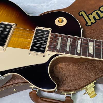 NEW! ! Gibson Les Paul 50's Standard - Tobacco Sunburst - Beautiful Curly / Quilty Flame Maple Top - Authorized Dealer - 9.6 lbs - G07575 image 2