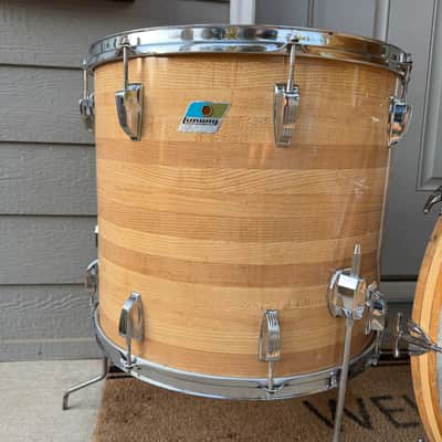 1970’s Ludwig Butcher Block Concert Tom Drum Set 13/14/15/16/18/22 image 5
