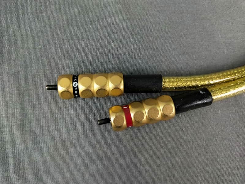 WIREWORLD GOLD ECLIPSE III 0.5M RCA Cable In Excellent Condition