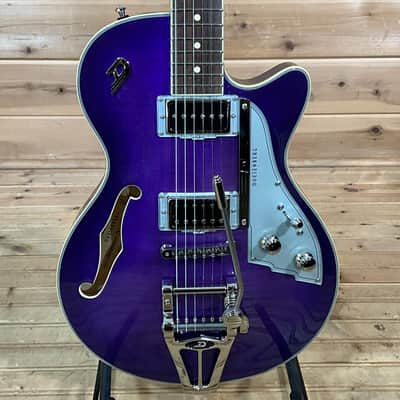 Duesenberg Starplayer TV Semi-Hollow Electric Guitar - Galaxy Blast Purple image 1