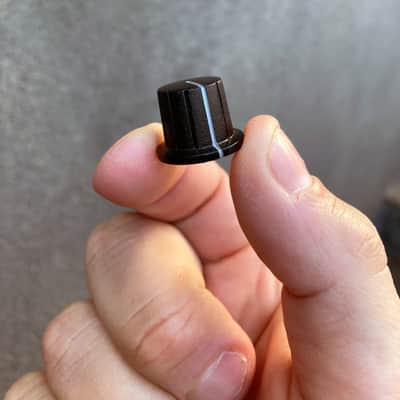 Knob (small) for Korg MS-10, MS-20, MS-50, VC10, SQ-10 Black - Set of 10