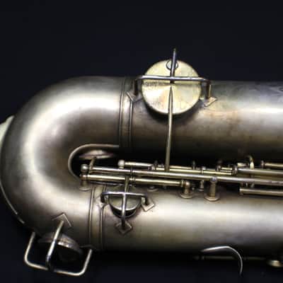 A Vintage 1927 King by H.N. White Tenor Saxophone Really Nice Horn with No Case #10 S image 8