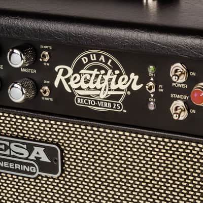 Mesa Boogie Recto-Verb 25 1x12" 25-watt Guitar Tube Combo - Black Bronco image 5