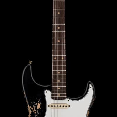 Fender Custom Shop Empire 59 Transition Stratocaster Heavy Relic - Faded Aged Black #19353 image 5