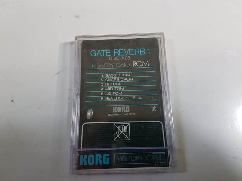 Korg DDD 1 Sound Card Gate Reverb 1 image 1