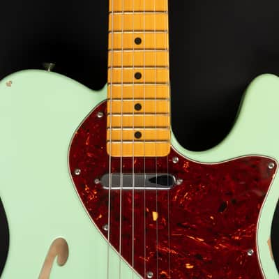 2019 Fender American Original '60s Thinline Telecaster - Surf Green | USA Semi-Hollow Nitro Finish 3.1kg | CoA Case image 23