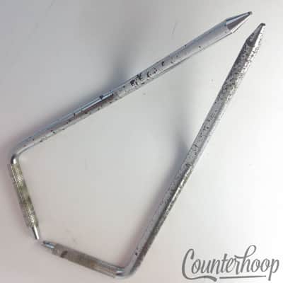 *Ludwig Folding Bass Drum Spurs Chrome Gull-Wing Super Classic USA Vintage 60s* image 3