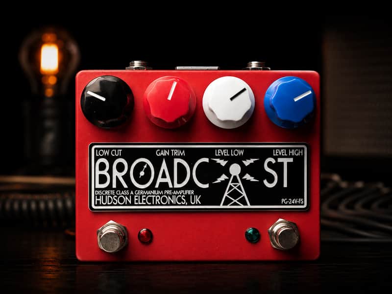Hudson Electronics PG-24V-FS Broadcast Dual Footswitch 2018 - Rosso Corsa Bild 1