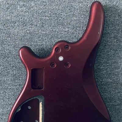 Wine Red 4 String Bass Basswood Body DIY Project image 6