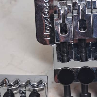 Floyd Rose- Charvel So-Cal 1000 Series Double-Locking Tremolo Bridge w/ 37 Brass Block- Chrome- New Pulloff image 3