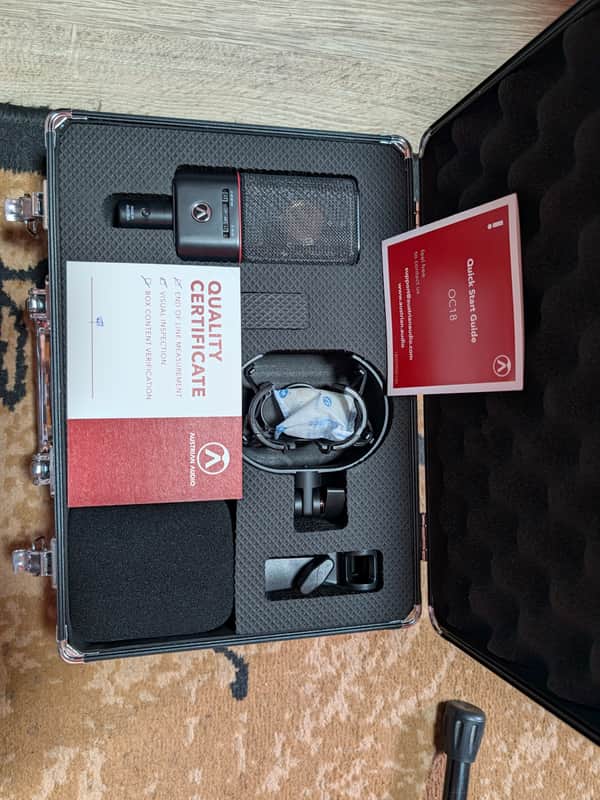 Austrian Audio OC18 Large Diaphragm Cardioid Condenser Microphone 2019 - Present - Black image 1