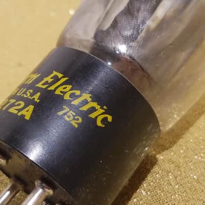 Western Electric ONE (1) 272A preamp triode tNOS AT1000 TESTED Vacuum Tubes mesh plate IOB Audio 1957 image 9