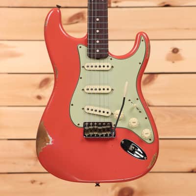 Fender Custom Shop Limited 1960 Stratocaster Relic - Faded/Aged Tahitian Coral-CZ576499 image 2