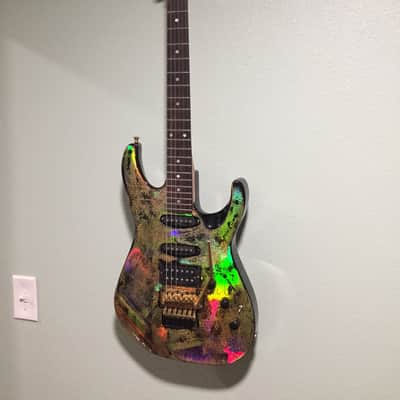 Kramer American Pacer Custom II 1988ish Gold Holoflash image 5