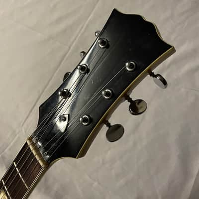 Teisco Hollow Body Electric Guitar MIJ Japan 1970s Sunburst image 9