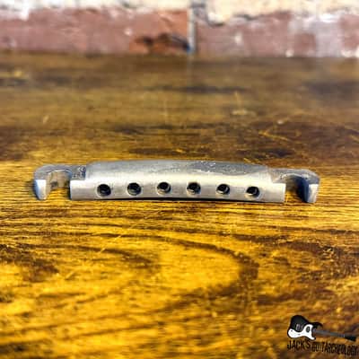 Gibson Custom Shop Aluminum Stopbar Tailpiece *Heavy Relic* (2020s - Nickel) image 3