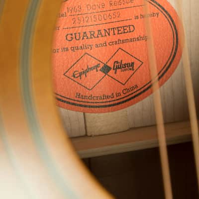Epiphone Inspired by Gibson Custom 1963 Dove Reissue | Natural image 8