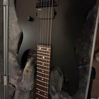 Ibanez LACS LA custom shop neck thru electric guitar black with case image 4