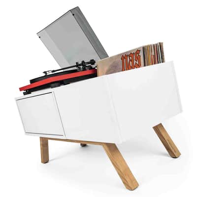 Glorious Turntable Lowboard - White image 7