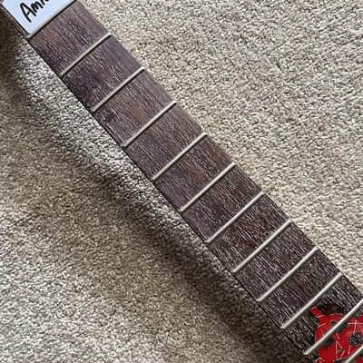 Reversed Headstock Maple Wood Electric Guitar Neck, 24 Frets Rosewood Fingerboard image 3