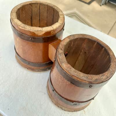 Handcrafted Changüi bongo drums vintage Cuban 1920-50 image 3