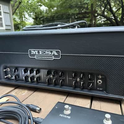 Mesa Boogie Triple Crown TC-50 50-Watt Tube Amplifier Head -Original Footswitch & Manual 2020 - Black image 6