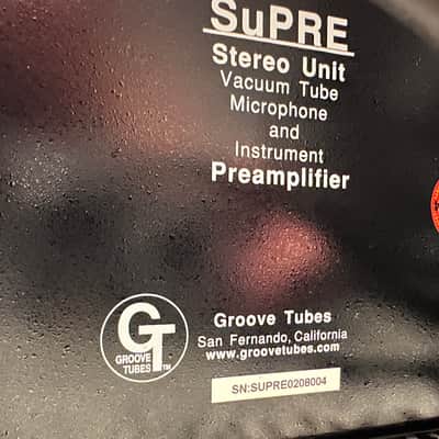 Groove Tubes SuPRE Stereo Unit Vacuum Tube Microphone and Instrument Preamplifier 2008 - 2010 - Black image 13