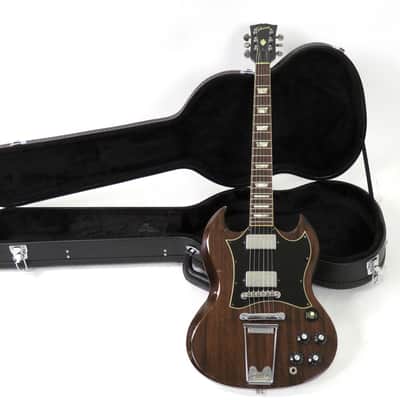 1971 Gibson SG Standard - Walnut Finish - Stop Tail Angus Young Vibe - Large Pickguard image 3