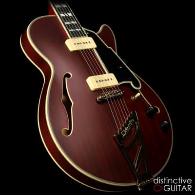 Demo D'Angelico Deluxe SS Satin Trans Wine image 2