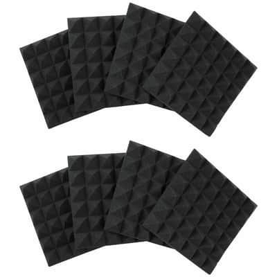 Gator 2" Thick 12x12" Acoustic Foam Panel Studio Soundproofing Wall Tiles 8 Pk image 1