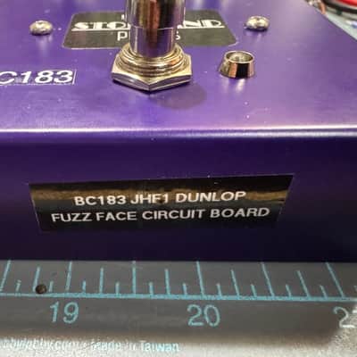Dunlop JHF1 In Pedalboard friendly enclosure with BC183L transistors modded by Stolhand Pedals image 5