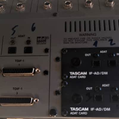 TASCAM DM-4800 Digital Mixer with Meterbridge 2010s - Gray image 5