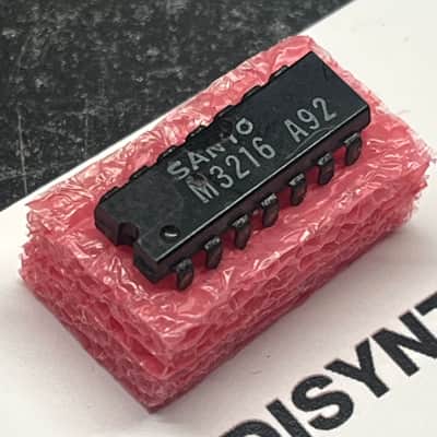 ORIGINAL Sanyo M3216 Frequency Divider IC (Batch Code: A92) for Roland SH-3/3A, SH-7, RS-101/202, Korg Maxikorg 800DV, and more image 2