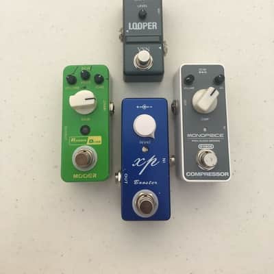 Mooer Rumble Drive Mosky Booster Monoprice Compressor VSN Looper Mini Pedal Lot image 1