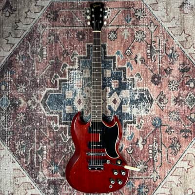 1966 Gibson SG Special Vintage Cherry Made In Kalamazoo Small Guard Electric Guitar! image 5