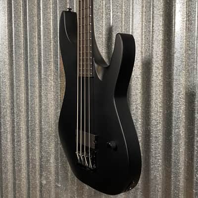 ESP LTD M-4 Black Metal Black Satin 4 String Bass LM4BKMBLKS1 #2076 Used image 5