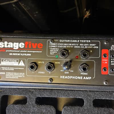 SKB Stage Five Pedal Board Mid 2000s - Black image 1