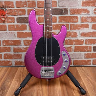 Ernie Ball Music Man Stingray Fuchsia Sparkle 1989 w/Hard Shell Case image 1