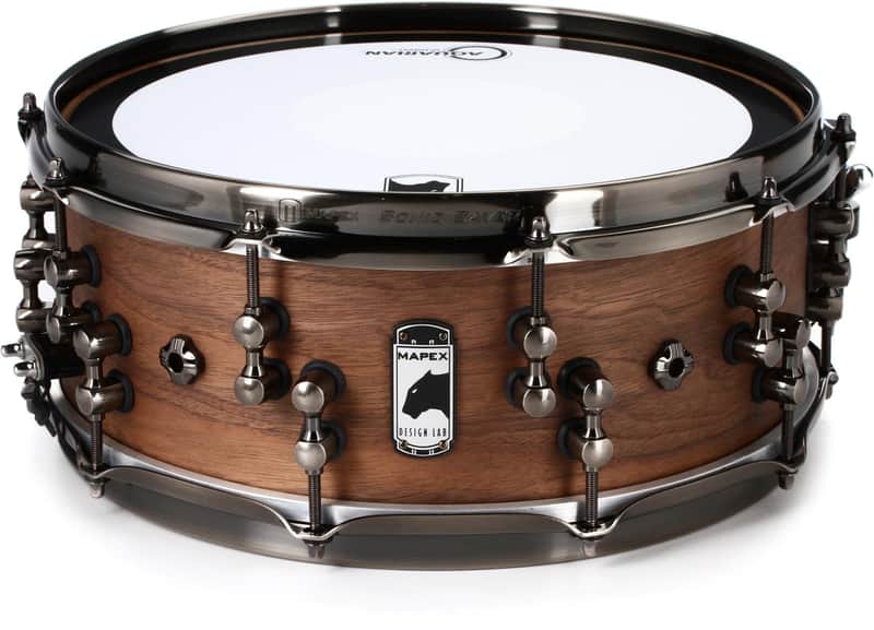 Mapex Black Panther Design Lab Machine Snare Drum, 5.5"x14" - Natural Satin (BPDLMW4550LNW) image 1